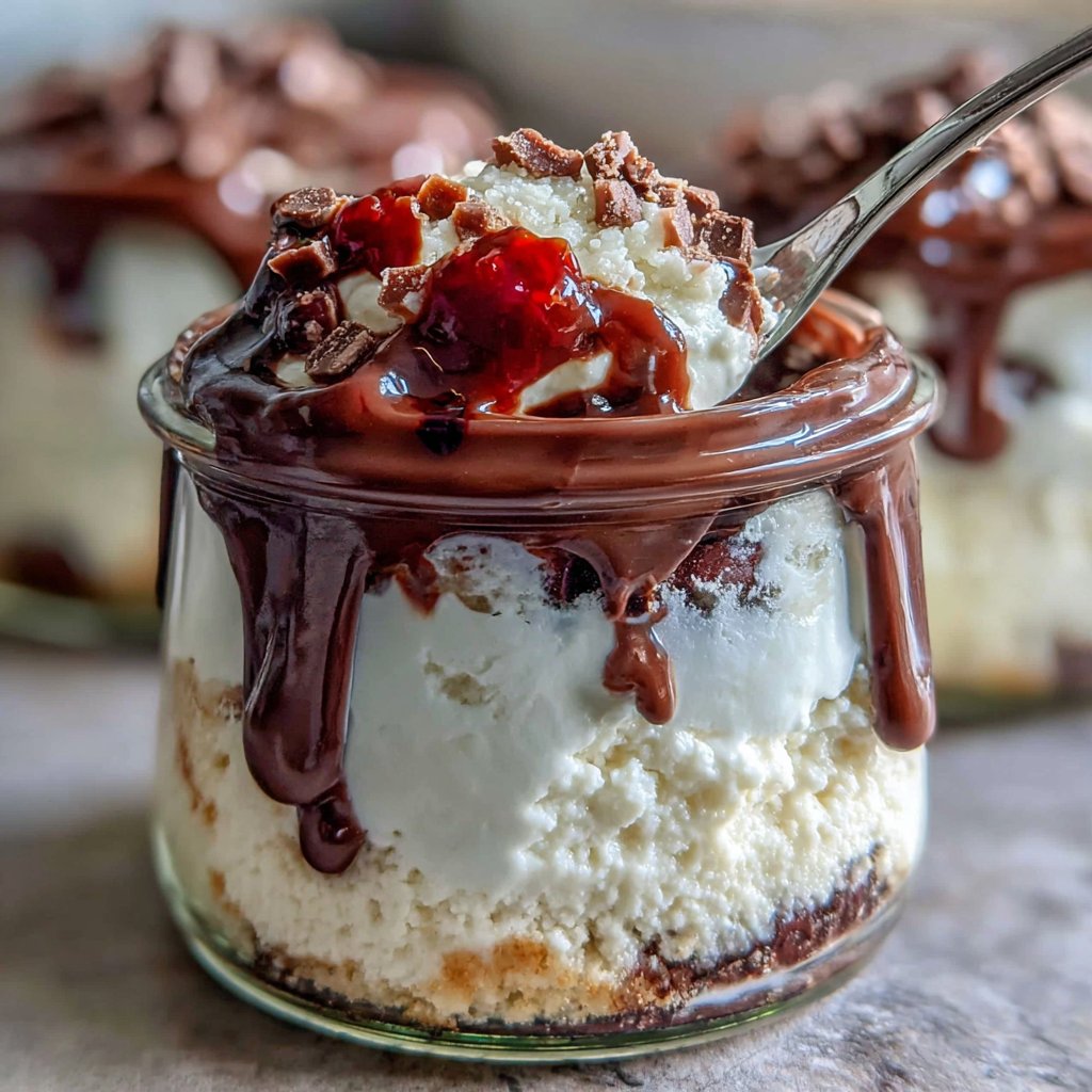 Protein Cheesecake Jar Dessert