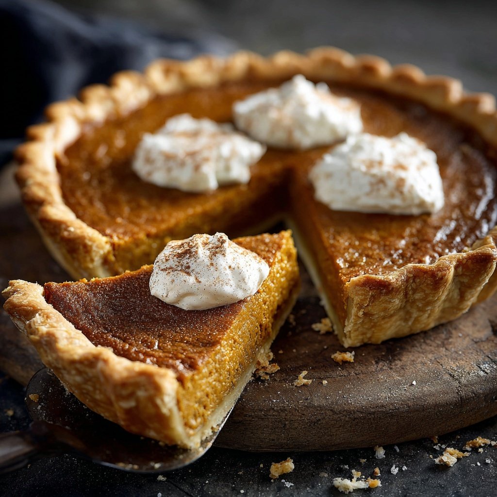 Festive Spiced Pumpkin Pie