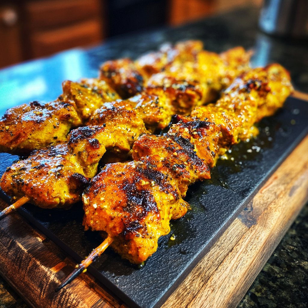 Coconut Lime Chicken Skewers