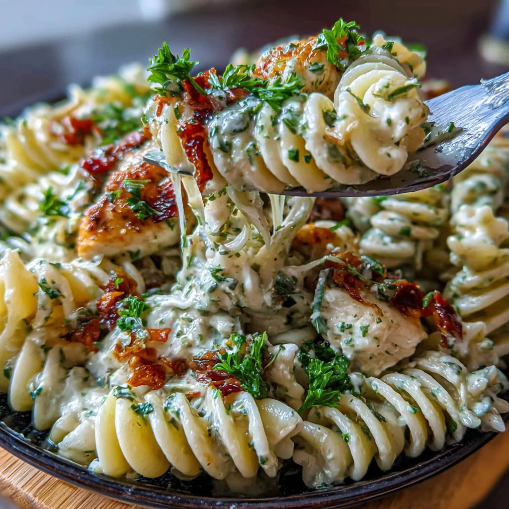 Creamy Pesto Chicken Pasta