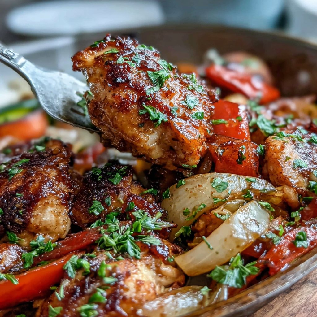 One Pan Chicken Veggies